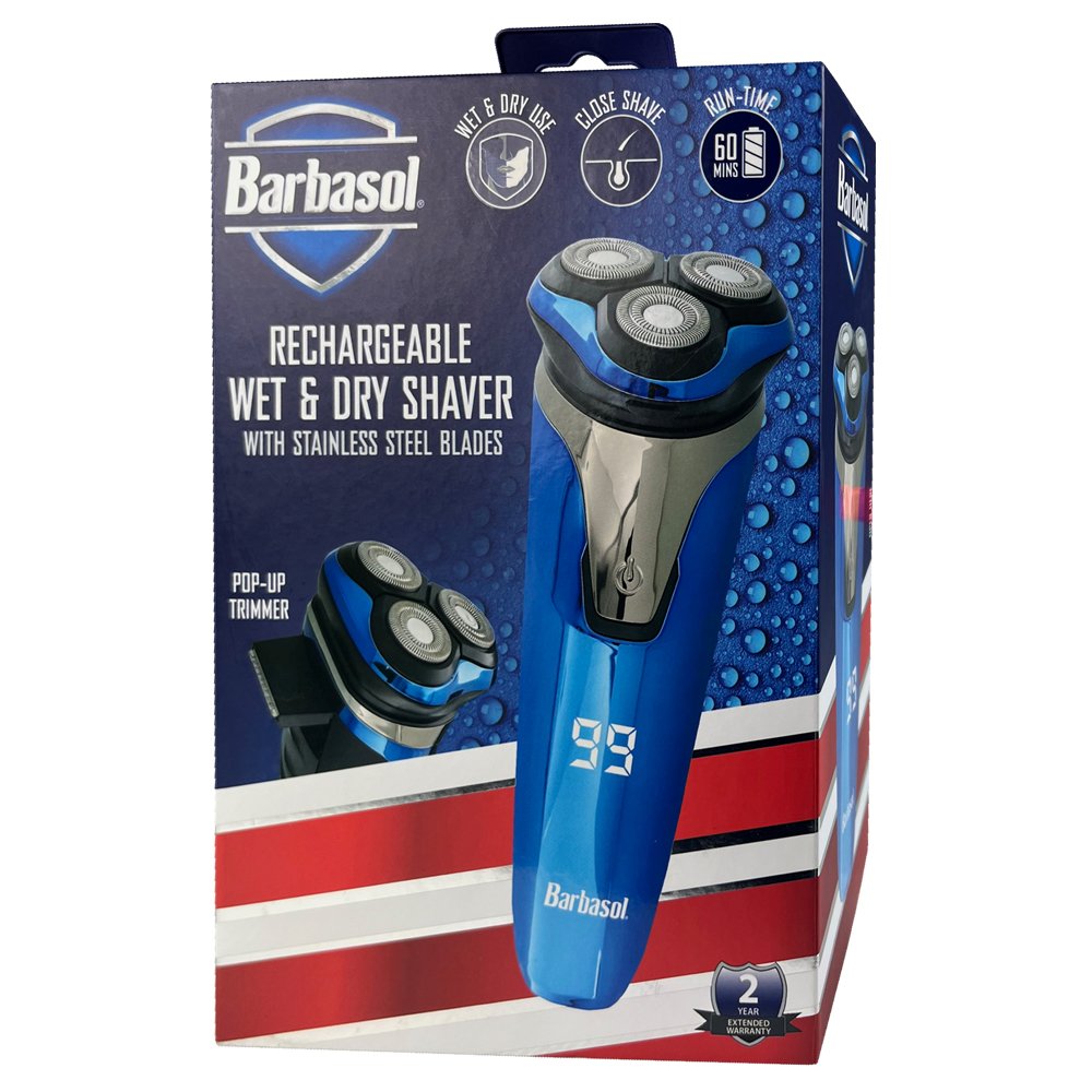 Barbasol - Rechargeable Wet and Dry Shaver Barbasol - Rechargeable Wet and Dry Shaver