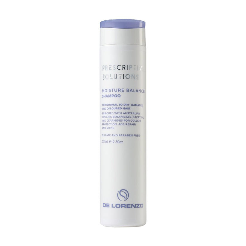 DE LORENZO PRESCRIPTIVE SOLUTIONS MOISTURE BALANCE SHAMPOO 275ML DE LORENZO PRESCRIPTIVE SOLUTIONS MOISTURE BALANCE SHAMPOO 275ML