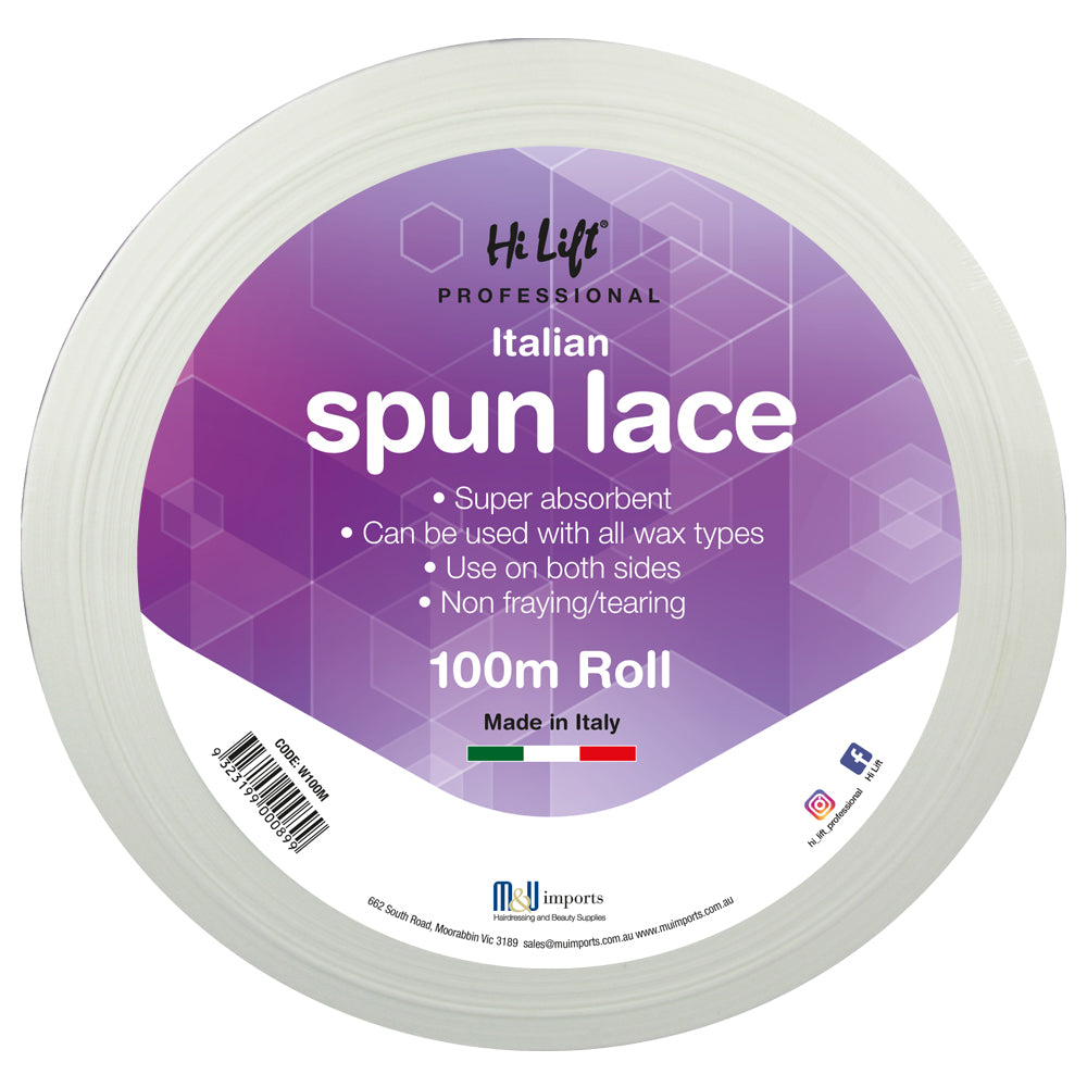 Hi Lift Italian Spa Lace Epilating Roll 100 Metre Hi Lift Italian Spa Lace Epilating Roll 100 Metre