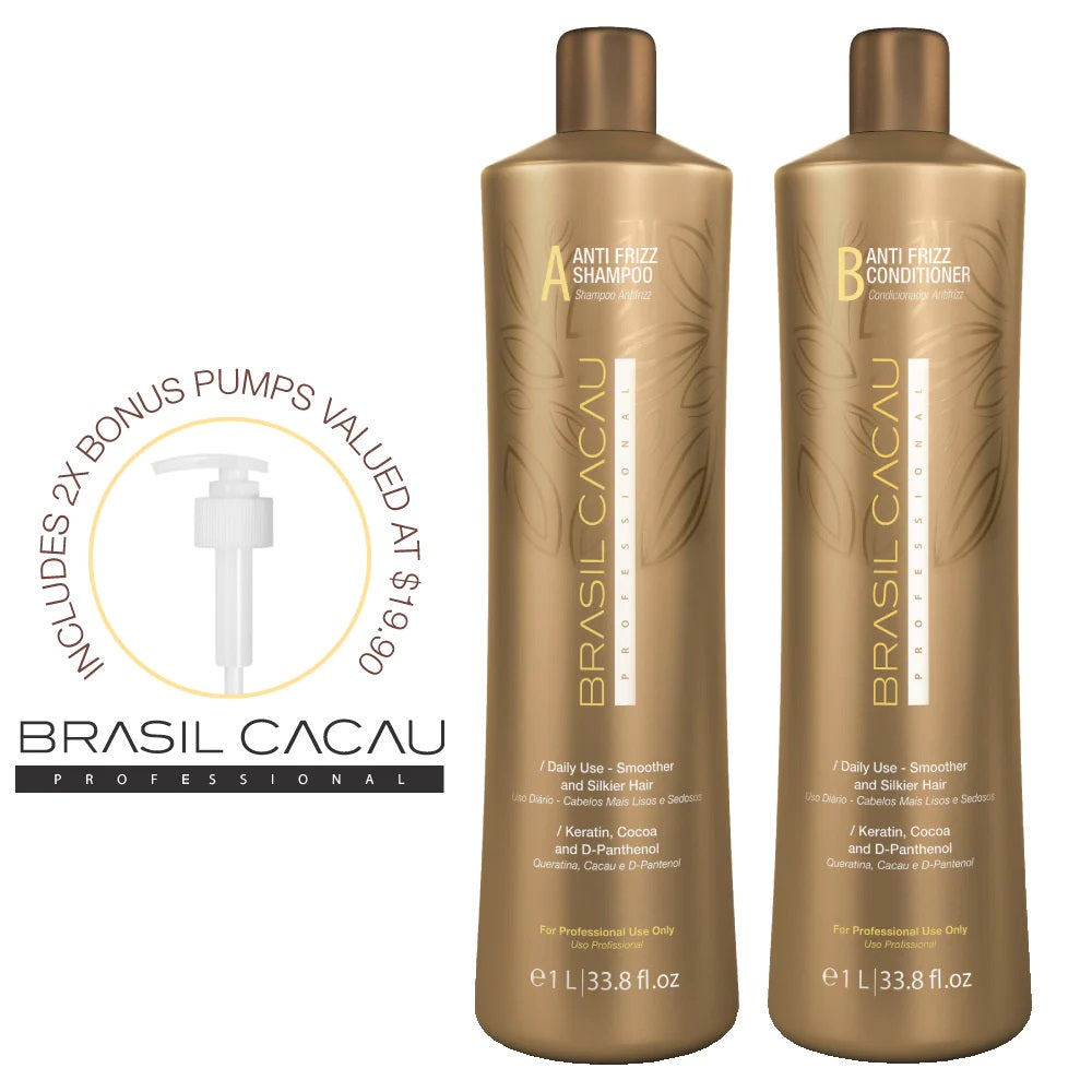 Brasil Cacau Shampoo & Conditioner Duo 1 Litre ONLINE ONLY SPECIAL Brasil Cacau Shampoo & Conditioner Duo 1 Litre ONLINE ONLY SPECIAL