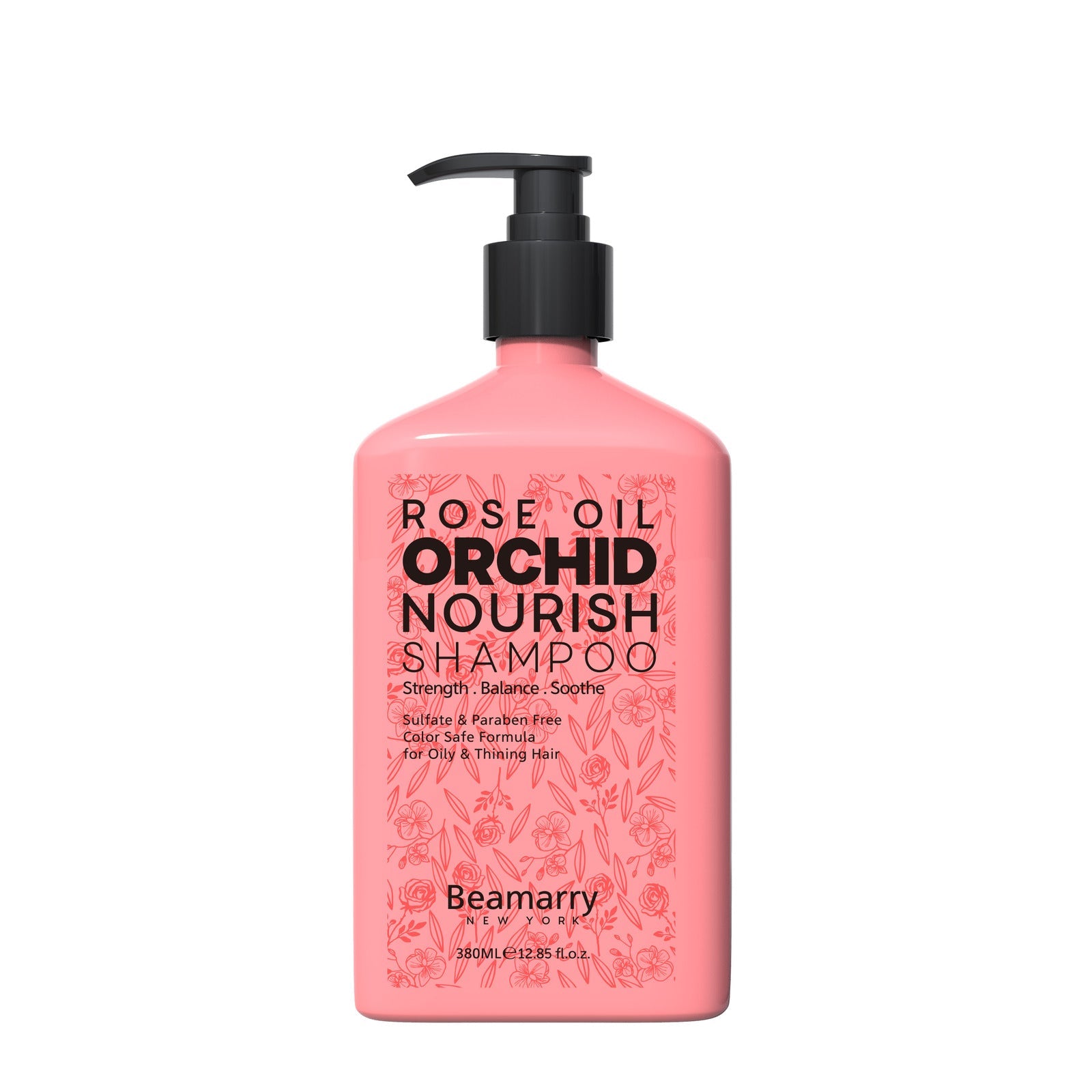 BEAMARRY ROSE OIL ORCHID NOURISH SHAMPOO 380ml BEAMARRY ROSE OIL ORCHID NOURISH SHAMPOO 380ml