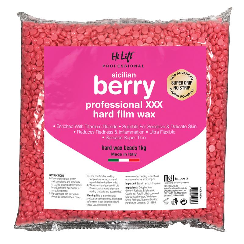 Hi Lift Sicilian Berry Hot Wax - 1kg Hi Lift Sicilian Berry Hot Wax - 1kg