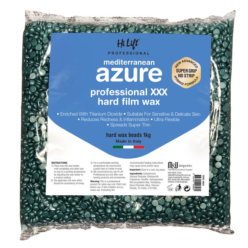 Hi Lift Meditteranean Azure Hot Wax - 1kg Hi Lift Meditteranean Azure Hot Wax - 1kg
