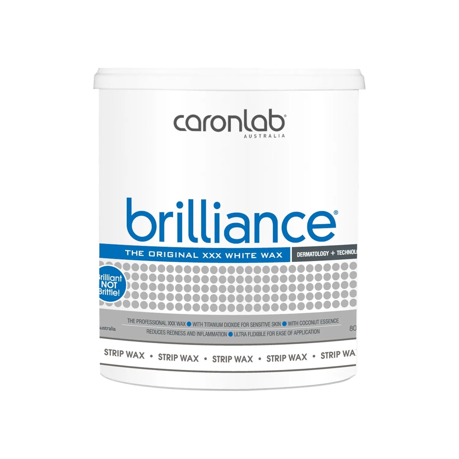 Caron Lab Brilliance Strip Wax Microwaveable 800ml Caron Lab Brilliance Strip Wax Microwaveable 800ml