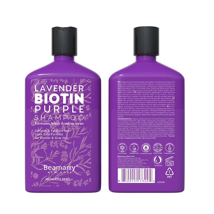 BEAMARRY LAVENDER BIOTIN PURPLE SHAMPOO 380ml BEAMARRY LAVENDER BIOTIN PURPLE SHAMPOO 380ml