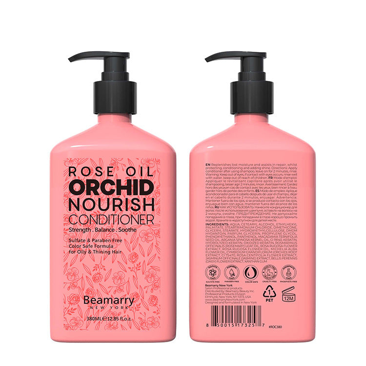 BEAMARRY ROSE OIL ORCHID NOURISH CONDITIONER 380ml BEAMARRY ROSE OIL ORCHID NOURISH CONDITIONER 380ml