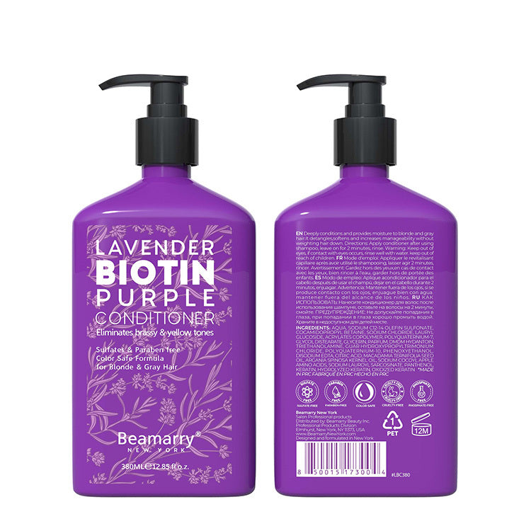 BEAMARRY LAVENDER BIOTIN PURPLE CONDITIONER 380ml BEAMARRY LAVENDER BIOTIN PURPLE CONDITIONER 380ml