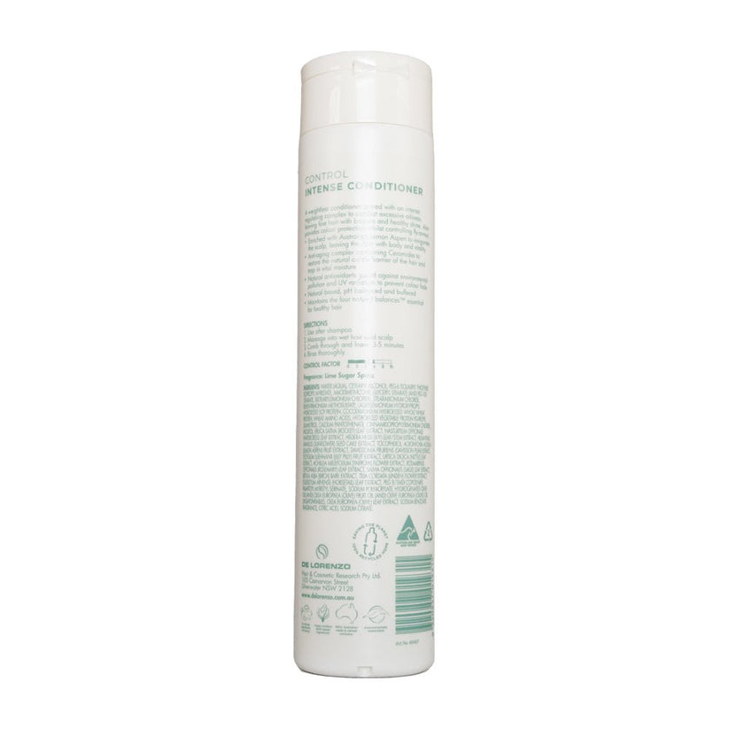 DE LORENZO PRESCRIPTIVE SOLUTIONS CONTROL INTENSE CONDITIONER 275ML DE LORENZO PRESCRIPTIVE SOLUTIONS CONTROL INTENSE CONDITIONER 275ML