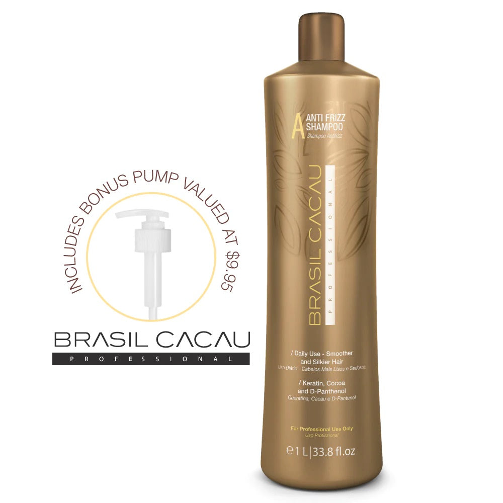 Brasil Cacau Anti Frizz Shampoo -  ASSORTED SIZES Brasil Cacau Anti Frizz Shampoo -  ASSORTED SIZES