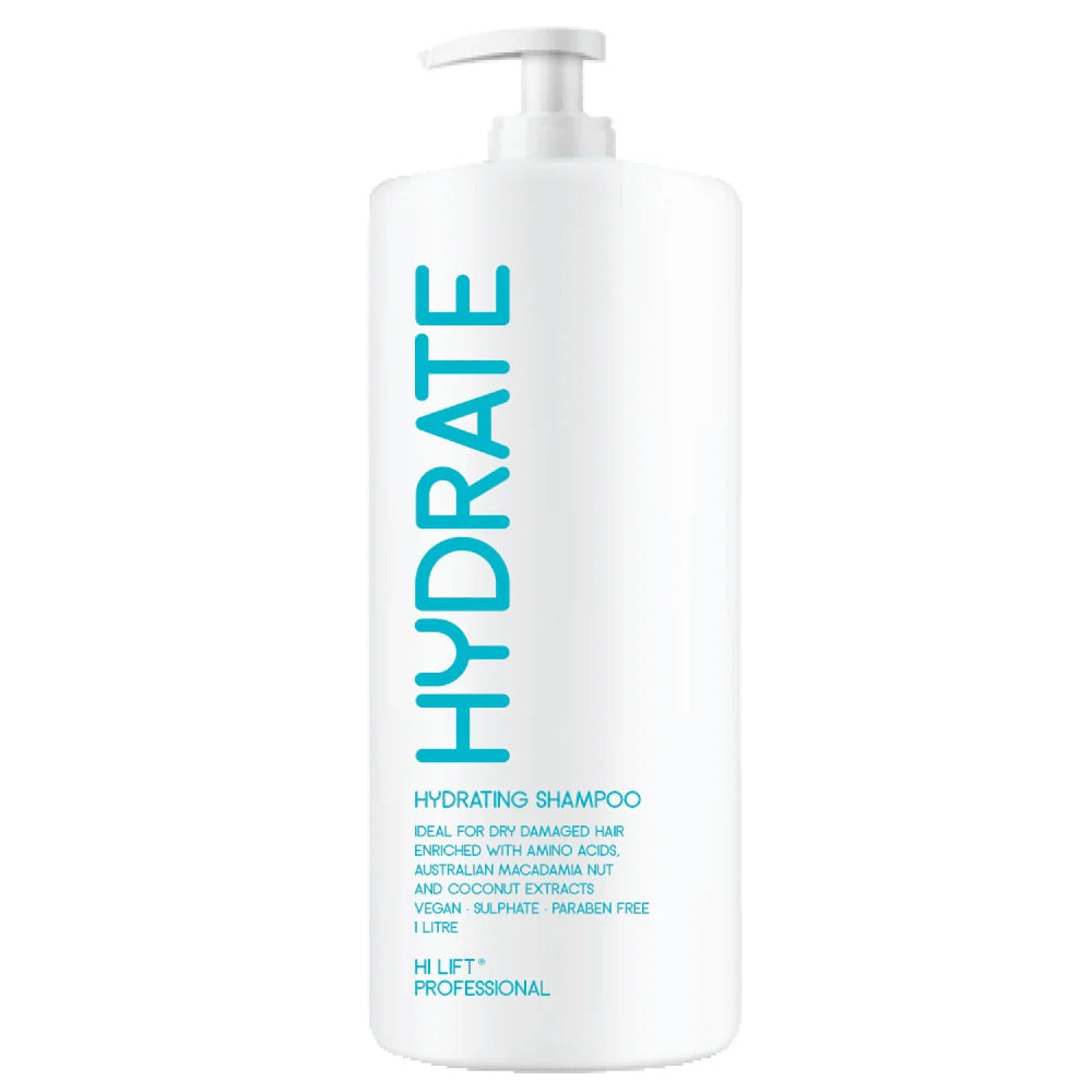 Hi Lift Hydrate Moisturising Shampoo -ASSORTED SIZES Hi Lift Hydrate Moisturising Shampoo -ASSORTED SIZES