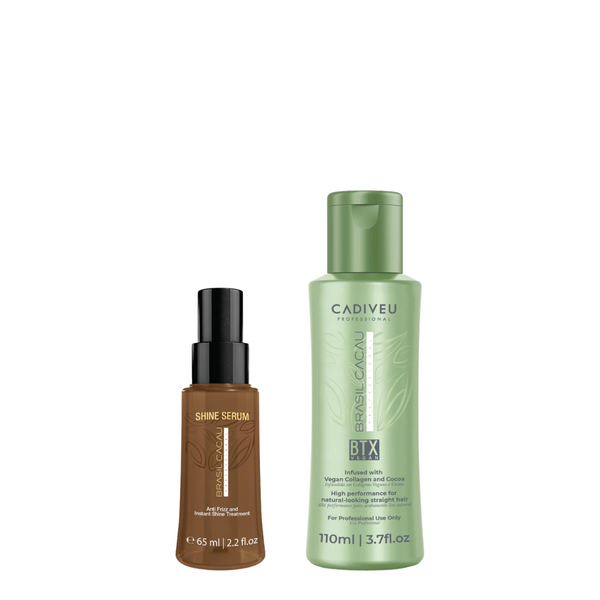 Brasil Cacau BTX Vegan Smoothing Treatment 110ml Kit Brasil Cacau BTX Vegan Smoothing Treatment 110ml Kit