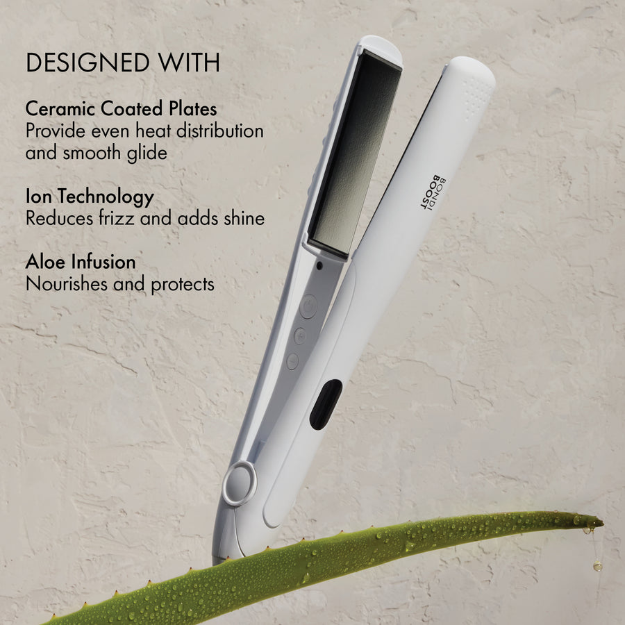 Aloe Infused Flat Iron Ceramic Plated Hair Straightener Aloe Infused Flat Iron Ceramic Plated Hair Straightener