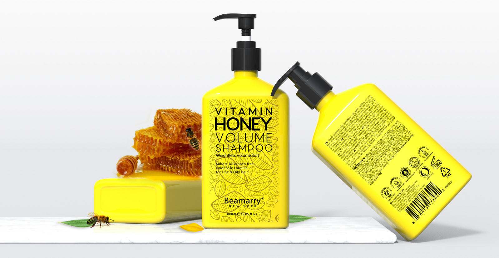 BEAMARRY VITAMIN HONEY VOLUME SHAMPOO 380ml BEAMARRY VITAMIN HONEY VOLUME SHAMPOO 380ml