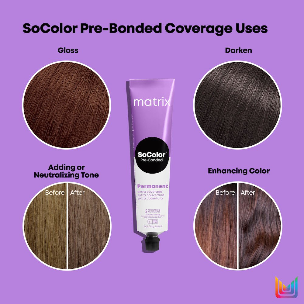 Matrix SoColor Permanent Cream Hair Color 3 oz. Matrix SoColor Permanent Cream Hair Color 3 oz.