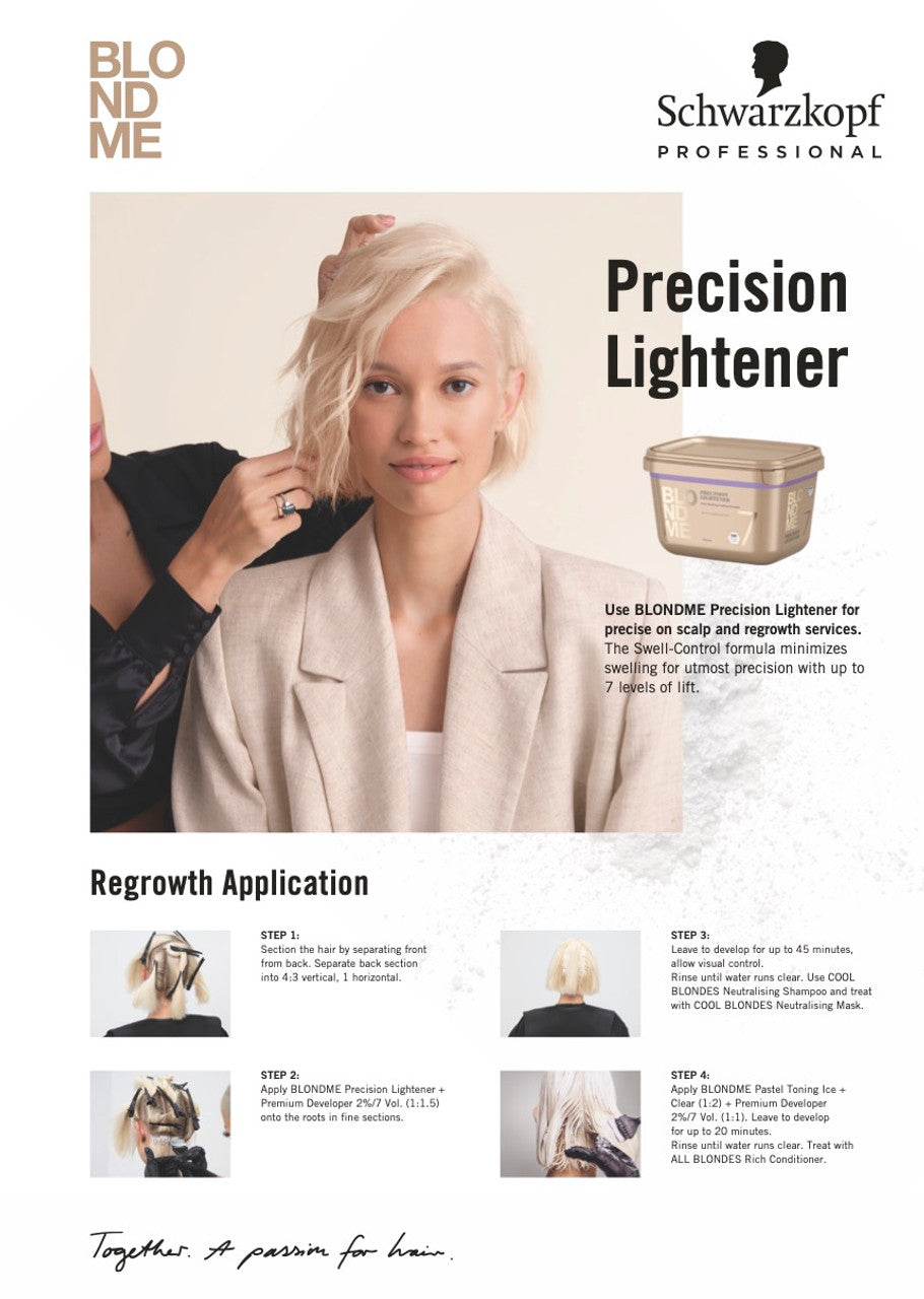 Schwarzkopf Blond Me Premium Lightener 9+ 450g New Formula Bleach Powder Schwarzkopf Blond Me Premium Lightener 9+ 450g New Formula Bleach Powder