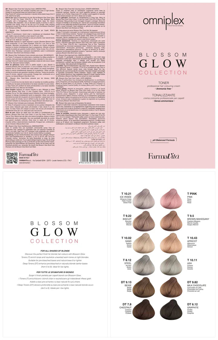 Omniplex Blossom Glow Toner omni glow cartella fotografica