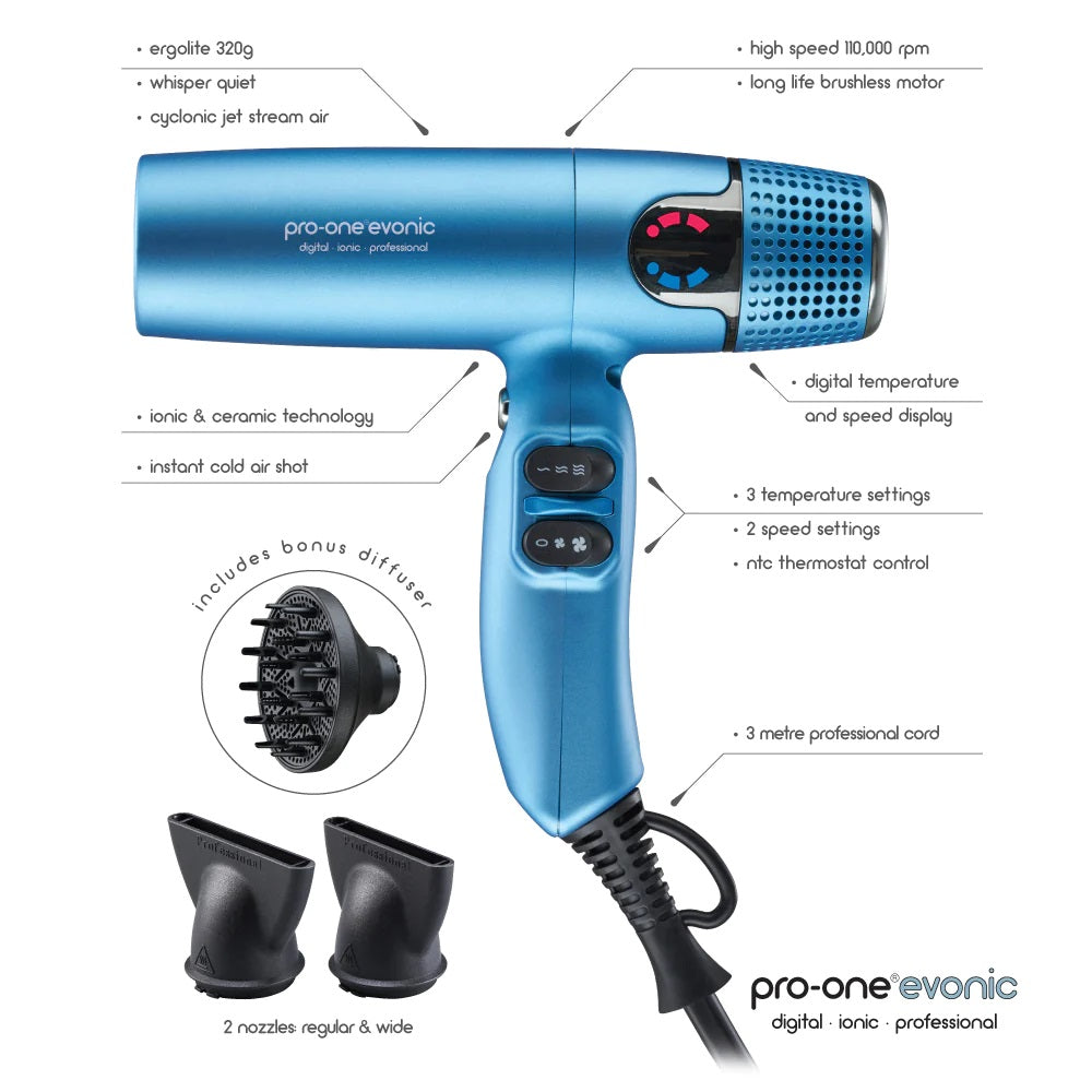 Pro-One EVONIC Hairdryer Pro-One EVONIC Hairdryer