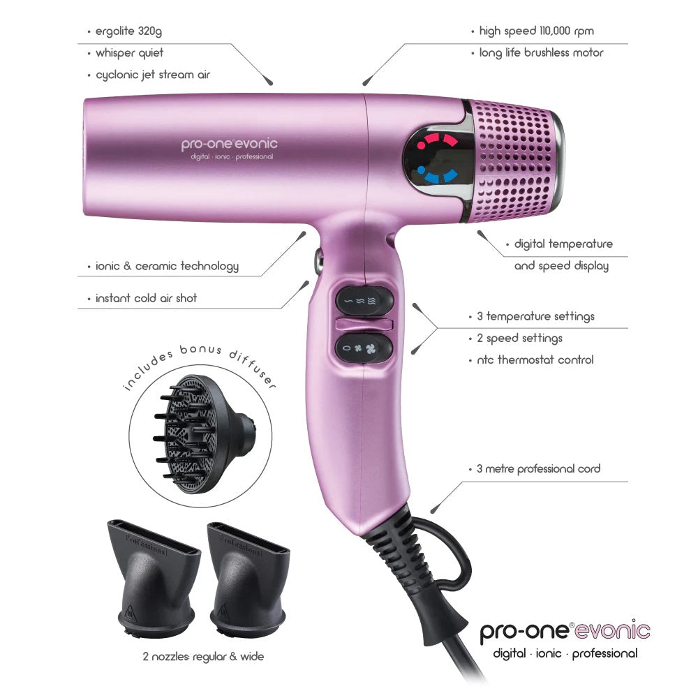 Pro-One EVONIC Hairdryer Pro-One EVONIC Hairdryer