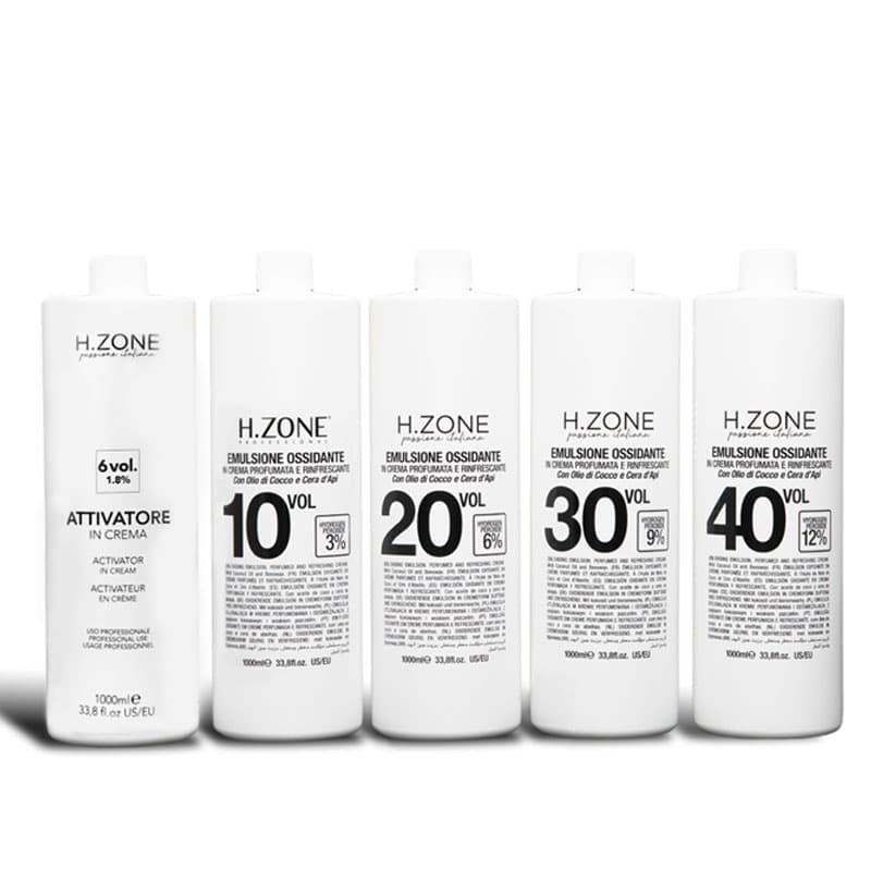 H.Zone Cream Oxidising Emulsion Peroxide 1L