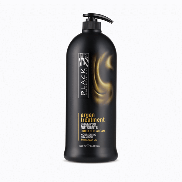 Black Professional Nourishing Shampoo with Argan oil – 1L