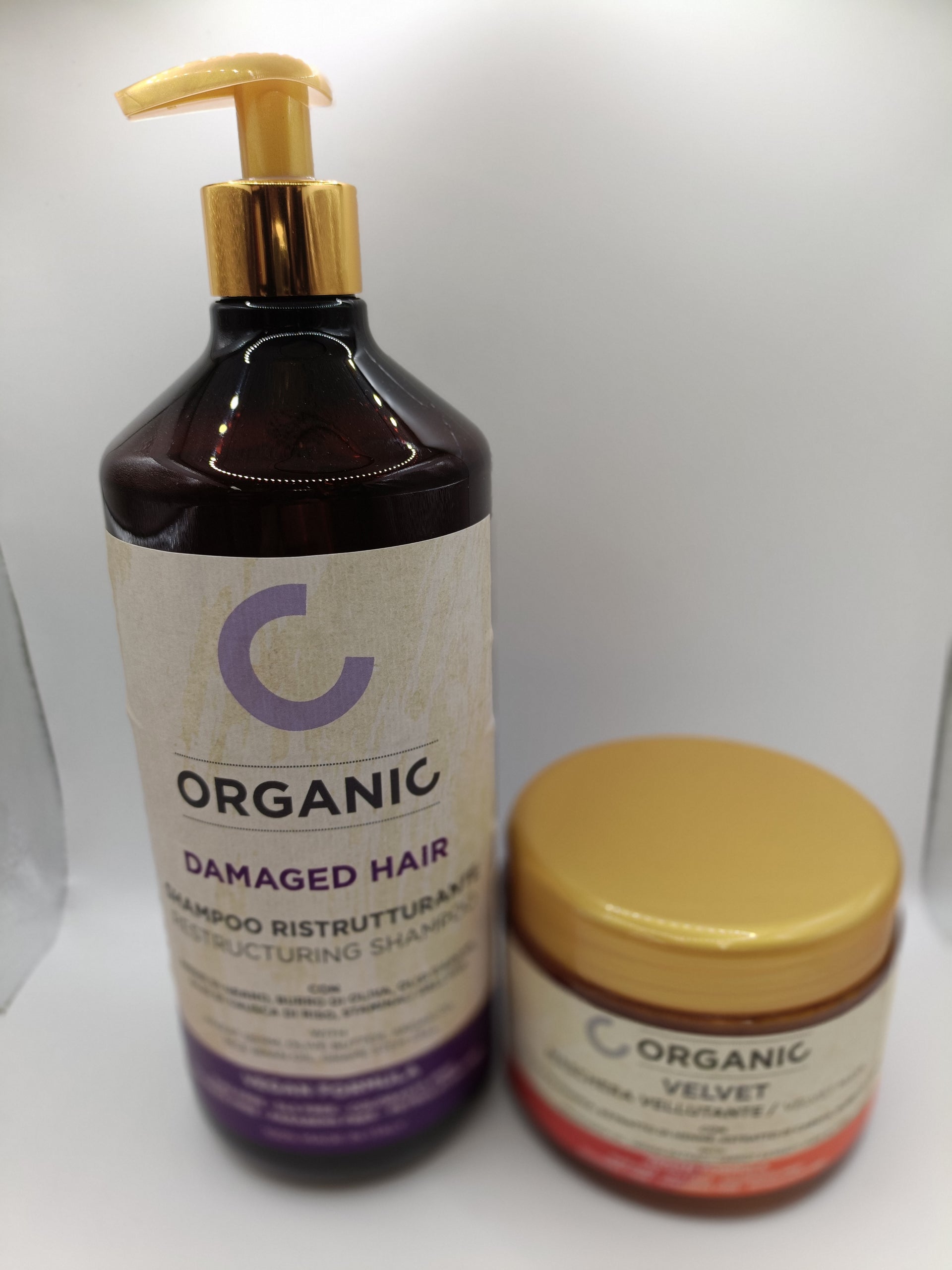 ORGANIC DRY HAIR – Nourishing Shampoo and Velvet Mask - Twin Bundle Duo