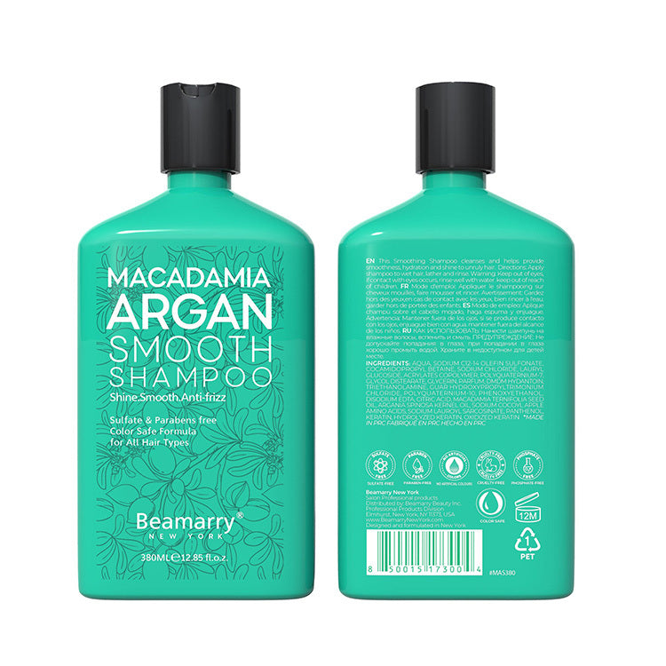 BEAMARRY MACADAMIA ARGAN SMOOTH SHAMPOO 380ml