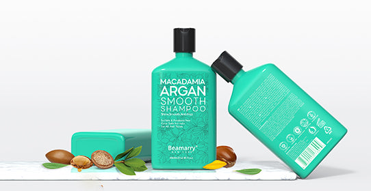 BEAMARRY MACADAMIA ARGAN SMOOTH SHAMPOO 380ml