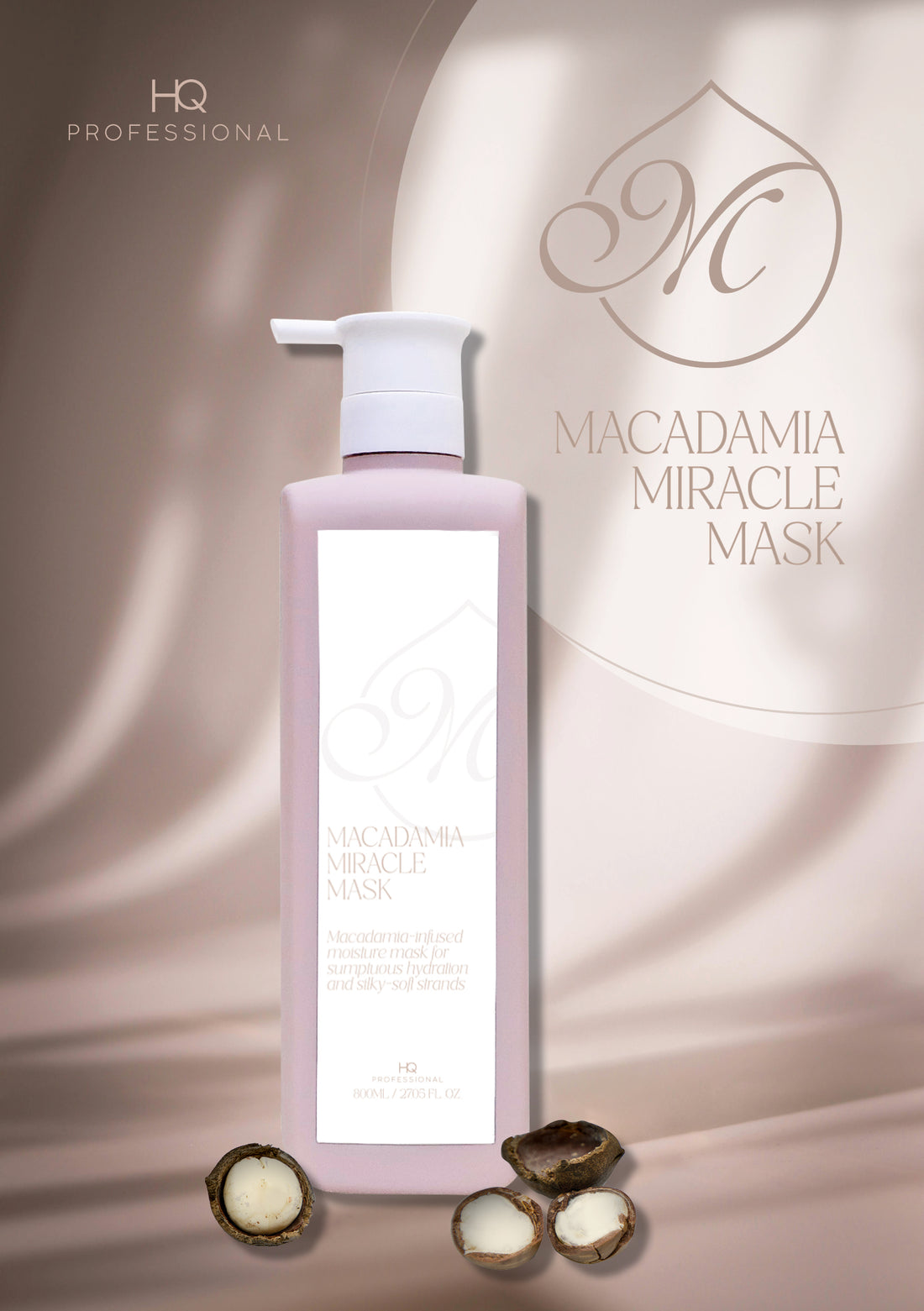 HQ Professional Macadamia Miracle Mask 800ml