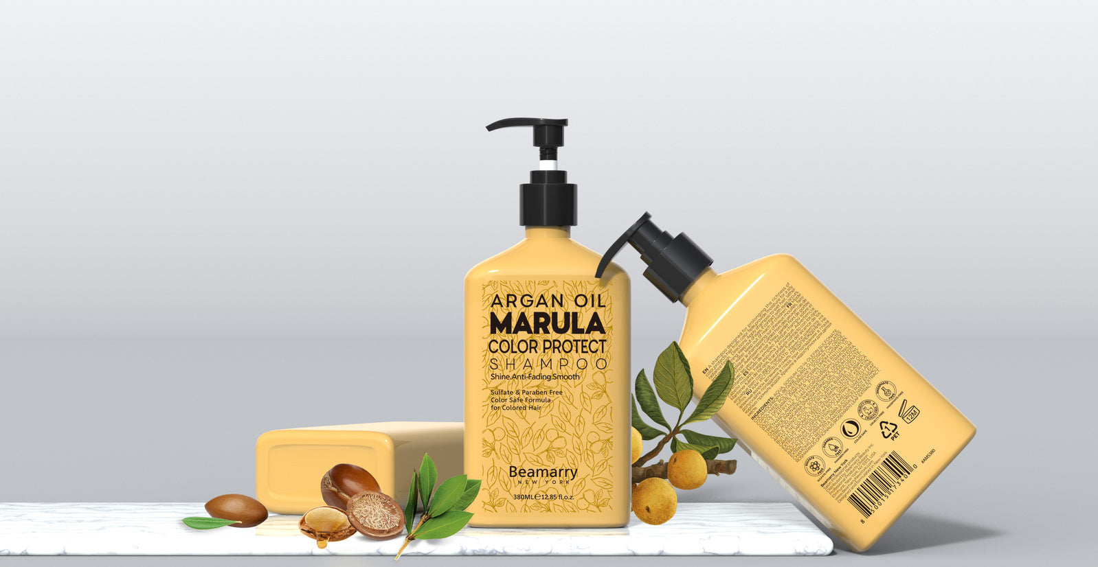 BEAMARRY ARGAN OIL MARULA COLOR PROTECT SHAMPOO 380ml