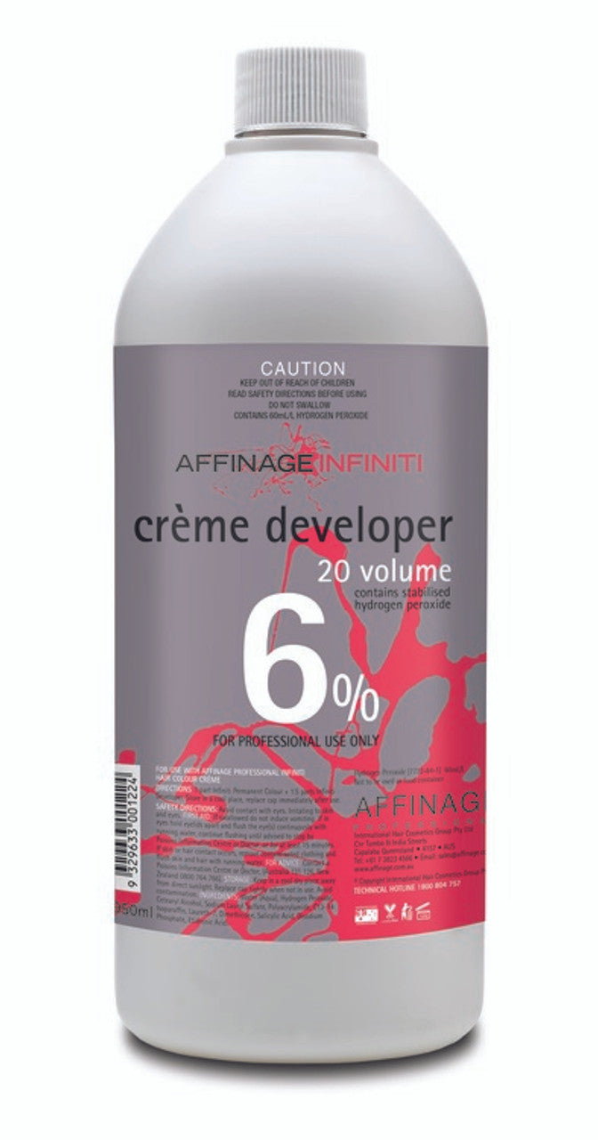 Affinage Infiniti Peroxide 950ml - ASSORTED STRENGTHS