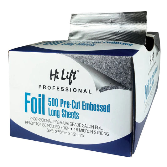 Hi Lift POP UP Foil 500 Folded Sheets - LONG - 18 Micron Silver