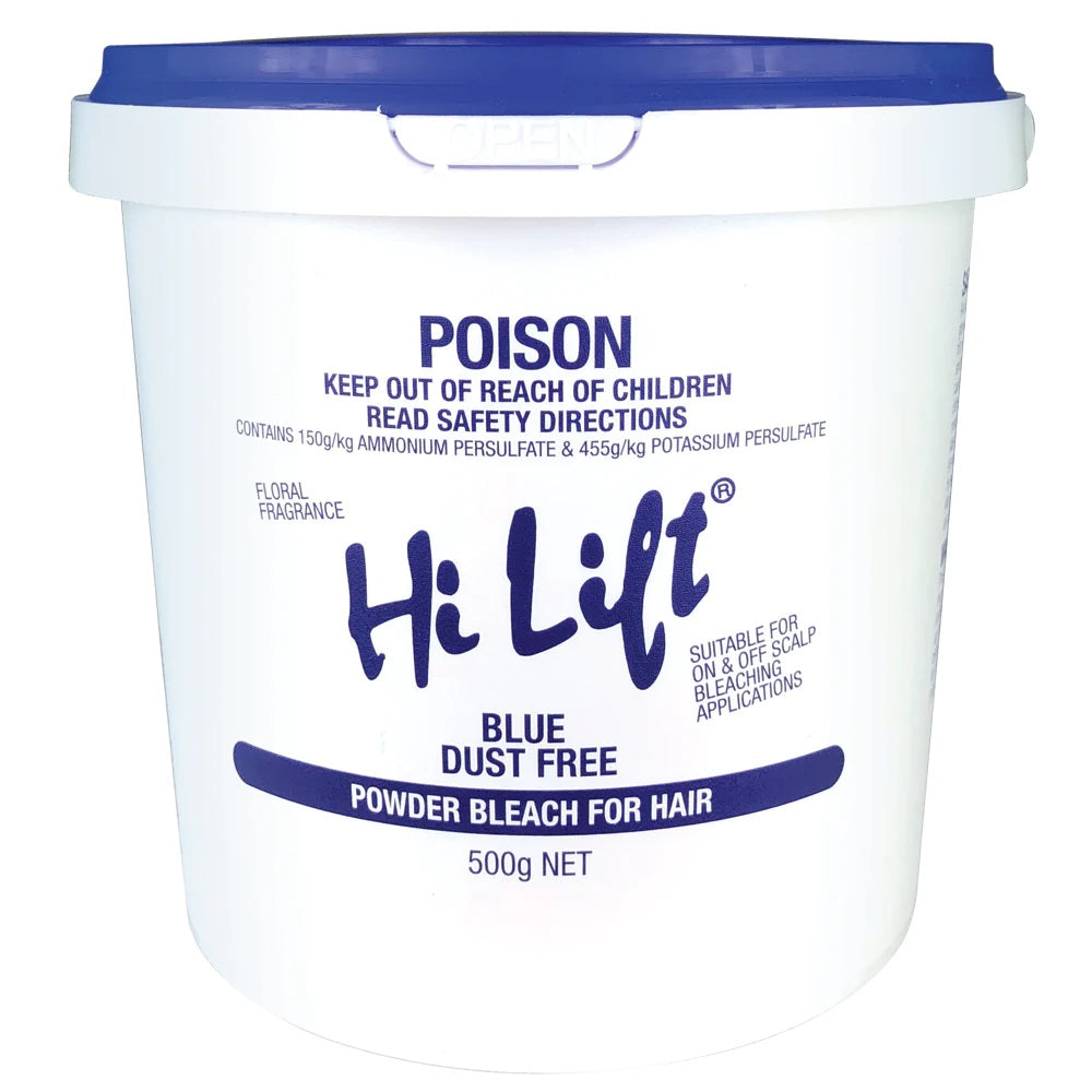 Hi Lift Powder Bleach Blue 500g Tub