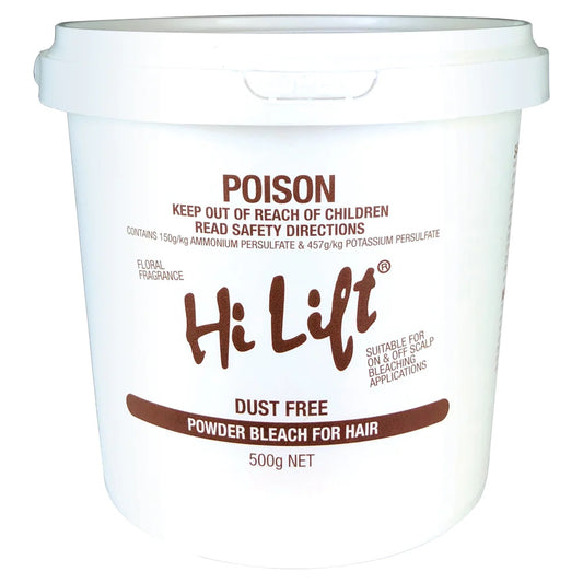 Hi Lift Powder Bleach White 500g Tub