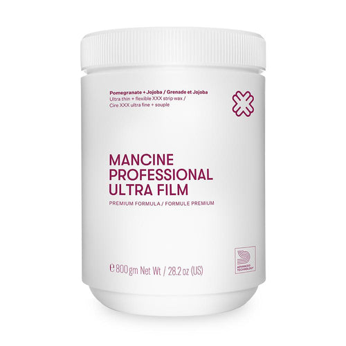 Mancine Professional Ultra Film Strip Wax: Pomegranate + Jojoba 800g