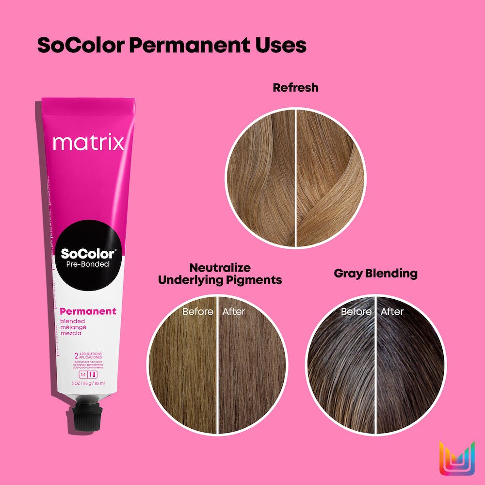 Matrix SoColor Permanent Cream Hair Color 3 oz.